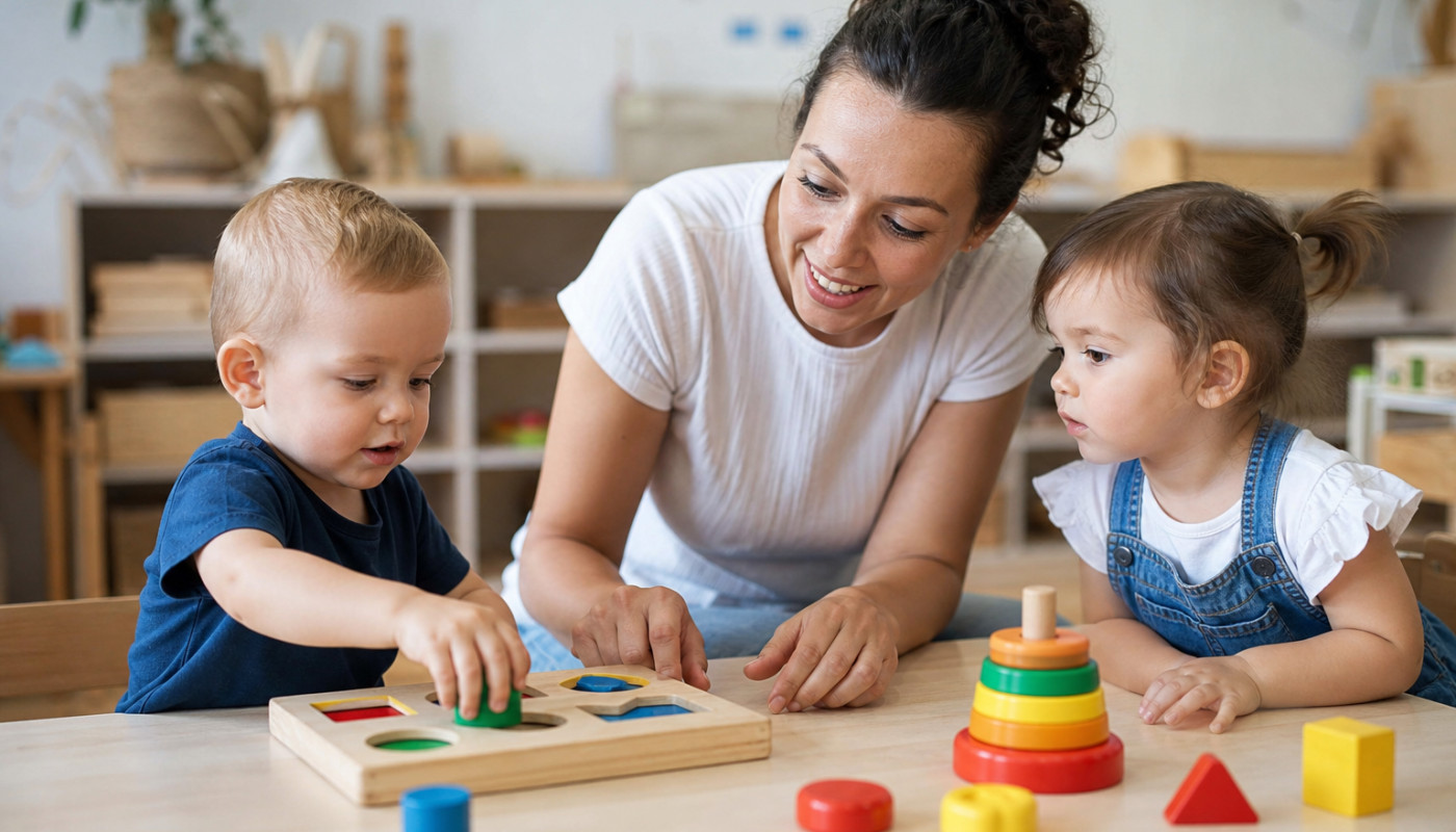 Des jeux intelligents pour les enfants en crèche